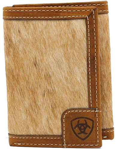 M&F Western A3544044 Trifold Calf Wallets44; Medium Brown --|-- 19473