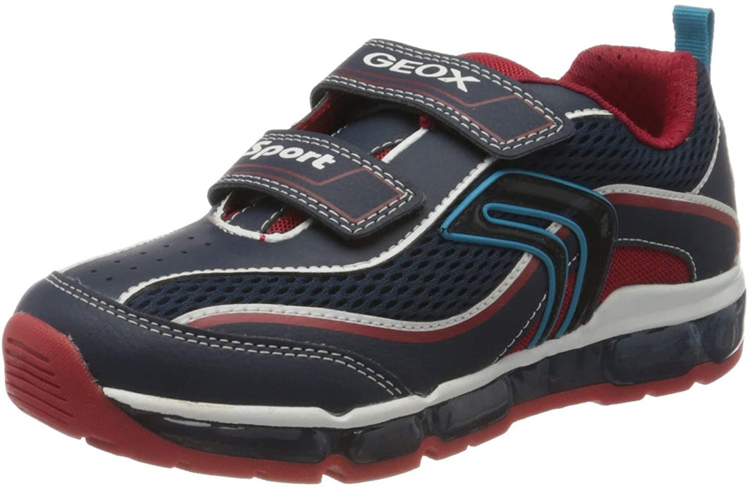 Geox Android Lights Child Shoes Size 1-1.5 Little Kid Colour Navy --|-- 4102