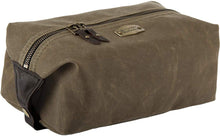 Load image into Gallery viewer, Stormy Kromer Dopp Kit - Nylon Lined, Leather Accent, Overnight Kit, Organizer --|-- 19708
