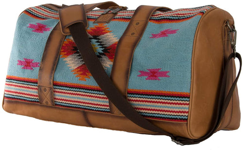 STS Ranchwear Saltillo Duffel Bag Light Blue/Orange/Pink One Size --|-- 722