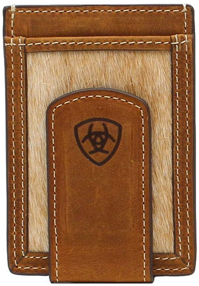 Ariat Hair-On Card Case Money Clip --|-- 17096