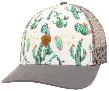 ARIAT Ladies Cap - White Cactus --|-- 16226