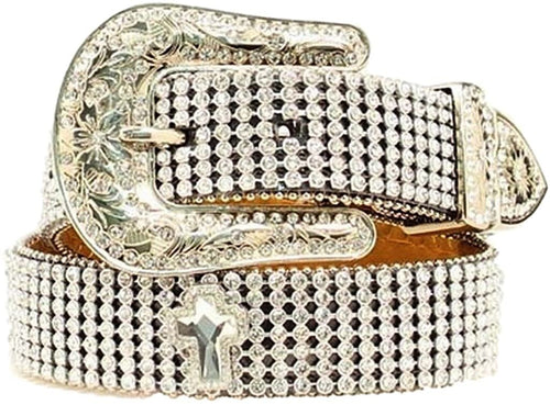 Nocona Girls Mesh/Cross Concho Belt --|-- 13663