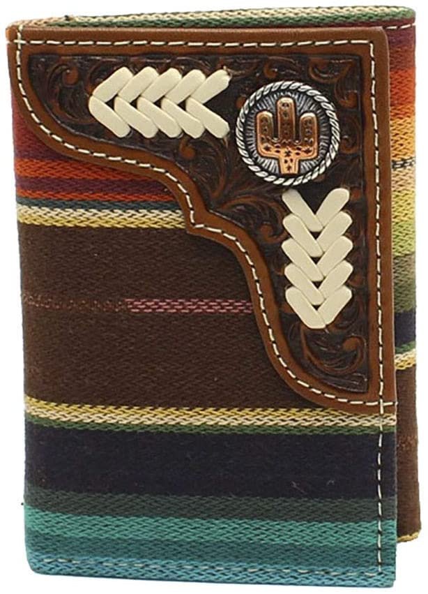 Nocona Belt Co. Mens Serape Tri Fold Wallet N/A N/A --|-- 18836