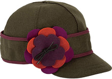 Load image into Gallery viewer, Stormy Kromer Petal Pusher Cap - Decorative Wool Hat with Earflap --|-- 191
