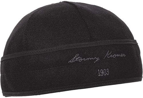 Stormy Kromer The Brimless Cap - Wool Thermal Cap with Pulldown Earband, Cold Weather Gear, Warm Black --|-- 345