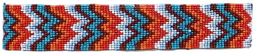 Blazin Roxx Women's Chevron Beaded Headband Multi One Size --|-- 19799