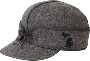 Stormy Kromer The State Pride Cap - Michigan, Charcoal, 7 5/8 --|-- 9148