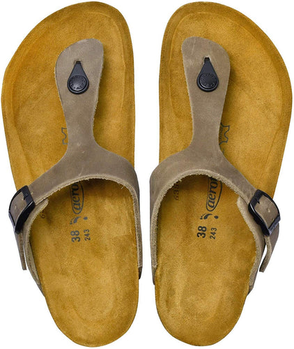 AEROTHOTIC - Comfortable and Arch Support Strappy Footbed Leather Sandals for Women --|-- 5920