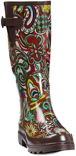 Blazin Roxx Ladies Bonnie Funky Floral Rain Boots --|-- 16300