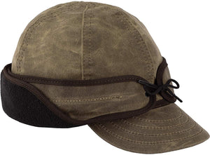 Stormy Kromer Waxed Rancher Cap - Winter Waxed Cotton Hat with Fleece Earflaps --|-- 243