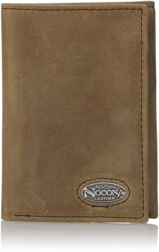 Nocona Men's Distresed Basic Brand Trifold --|-- 19610