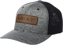 Load image into Gallery viewer, Ariat Men&#39;S Box Logo Snapback Cap Gray Size Sm/Md --|-- 1428
