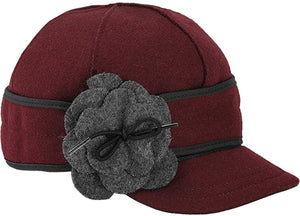 Stormy Kromer Petal Pusher Cap - Decorative Wool Hat with Earflap --|-- 188