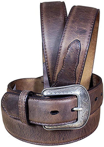 3D 1 1/2" Brown Men's Western Basic Belt --|-- 18752